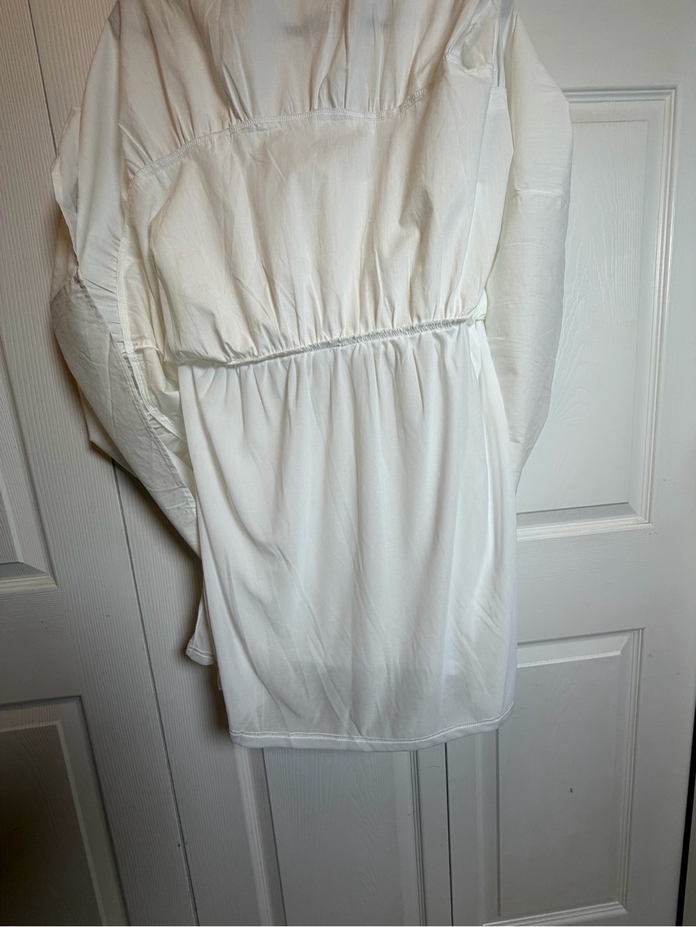 Heyson White Tiered Babydoll Mini Dress 1XL Sleeveless NWT - Picture 8 of 10